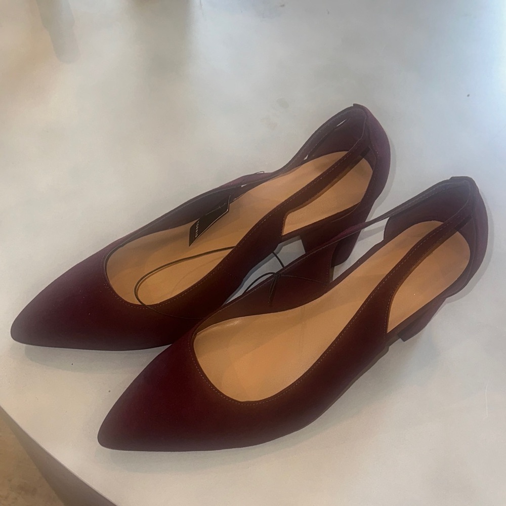 Torrid Burgundy Pointed Toe Heels